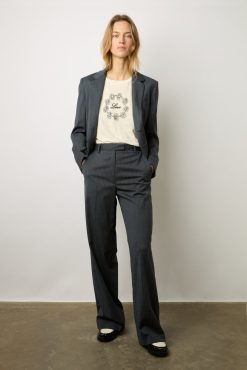 Gerard Darel Tshirt Love En Lin Ecru - Marieta | Tops & Sweats