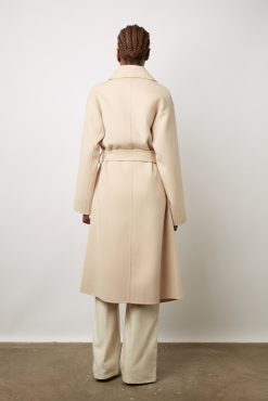 Gerard Darel Trench En Laine Melangee Sable - Neissa | Manteaux & Trenchs