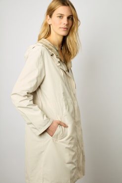 Gerard Darel Parka Reversible A Capuche Naturel - Sam | Manteaux & Trenchs