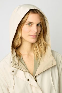 Gerard Darel Parka Reversible A Capuche Naturel - Sam | Manteaux & Trenchs