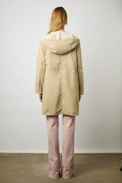 Gerard Darel Parka Reversible A Capuche Naturel - Sam | Manteaux & Trenchs