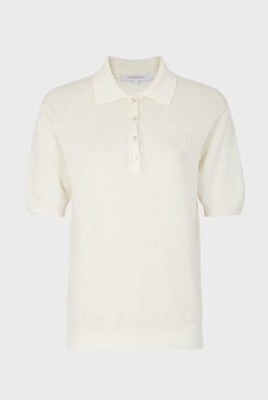 Gerard Darel Polo En Lin Melange Ecru - Lana | Maille