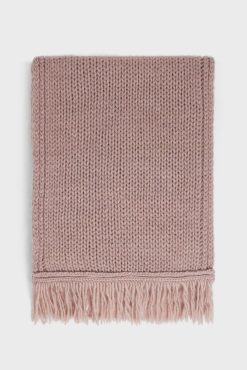 Gerard Darel Echarpe A Franges Nude - Pomme | Etoles & Foulards