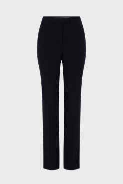 Gerard Darel Pantalon Droit 7/8 Marine - Caina | Pantalons & Jeans