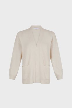 Gerard Darel Gilet En Cachemire Uni Ecru - Lois | Maille