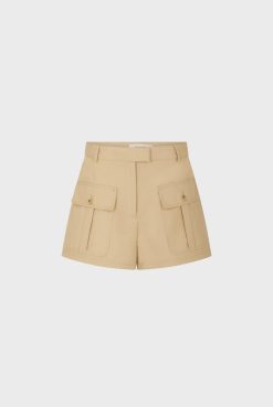 Gerard Darel Short A Poches En Coton Sable - Clemy | Shorts & Bermudas