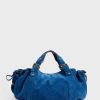 Gerard Darel Sac A Main En Cuir Velours Denim - 24H | L'Iconique 24H