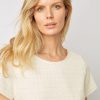 Gerard Darel Top En Tweed Et Lurex Ecru - Amanda | Chemises & Blouses