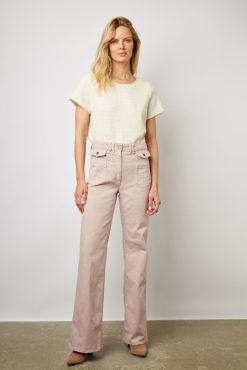 Gerard Darel Top En Tweed Et Lurex Ecru - Amanda | Chemises & Blouses