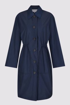 Gerard Darel Parka Longue Marine - Sylvie | Manteaux & Trenchs