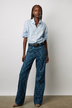 Gerard Darel Jean Flare A Motif Gd Universe - Anna | Pantalons & Jeans