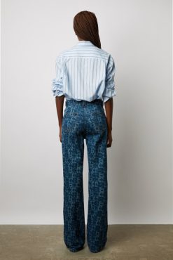 Gerard Darel Jean Flare A Motif Gd Universe - Anna | Pantalons & Jeans