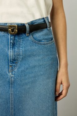 Gerard Darel Jupe Longue En Denim Jeans - Dona | Jupes