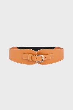 Gerard Darel Ceinture En Cuir Graine Camel - Olympe | Ceintures