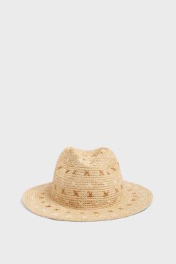 Gerard Darel Chapeau A Motif Bicolore Naturel - Ophelie | Autres Accessoires