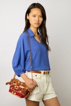 Gerard Darel Blouse Ample A Col Electrique - Amalya | Chemises & Blouses