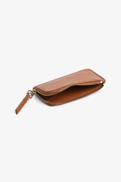 Gerard Darel Porte Carte En Cuir Lisse Camel - Cardholder | Petite Maroquinerie