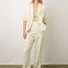 Gerard Darel Veste Unie En Lin Melange Ecru - Beck | Costumes & Ensembles