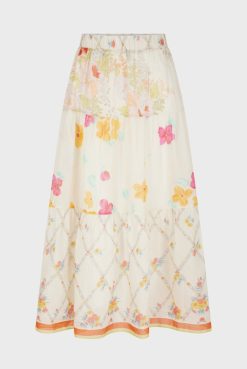 Gerard Darel Jupe Longue A Fleurs Multicolore - Brooke | Jupes