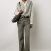 Gerard Darel Blouse Rayee En Coton Ecru - Ambre | Chemises & Blouses