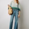 Gerard Darel Blouse Tie And Dye Brodee Vert D'Eau - Alyff | Chemises & Blouses