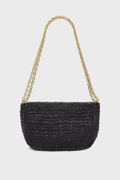 Gerard Darel Porte Travers En Raphia Noir - Archie | Raphia & Crochet