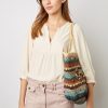 Gerard Darel Blouse Avec Mini Perles Beige Rose - Amaia | Chemises & Blouses