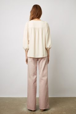 Gerard Darel Blouse Avec Mini Perles Beige Rose - Amaia | Chemises & Blouses