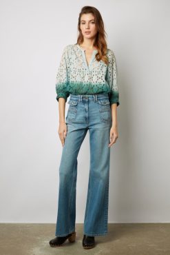 Gerard Darel Jean Flare -Anna Femme Bleu Jean Flare -Anna | Pantalons & Jeans