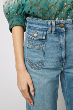 Gerard Darel Jean Flare -Anna Femme Bleu Jean Flare -Anna | Pantalons & Jeans