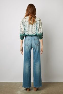 Gerard Darel Jean Flare -Anna Femme Bleu Jean Flare -Anna | Pantalons & Jeans