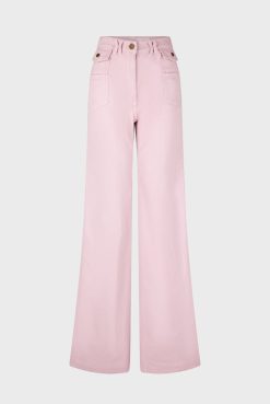 Gerard Darel Jean Flare Uni Parme - Anna | Pantalons & Jeans