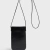 Gerard Darel Porte Telephone En Cuir Noir - Ladyphone | Petite Maroquinerie