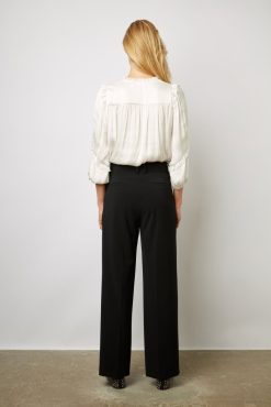 Gerard Darel Pantalon Droit A Pince Marine - Carmelita | Costumes & Ensembles