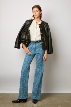 Gerard Darel Jean Flare A Motif Cachemire - Anna | Pantalons & Jeans