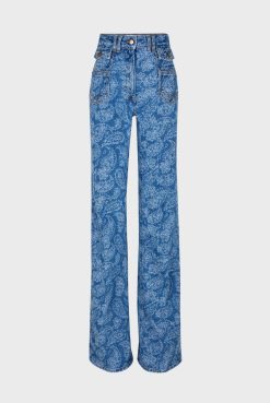 Gerard Darel Jean Flare A Motif Cachemire - Anna | Pantalons & Jeans