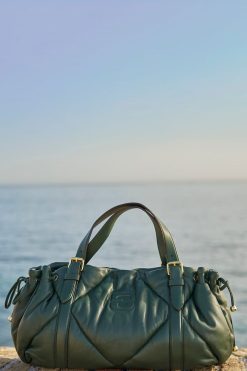 Gerard Darel Sac A Main En Cuir Matelasse Vert - Le 24H | L'Iconique 24H