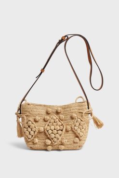 Gerard Darel Sac En Raphia Et Cuir Ficelle - Mini | Raphia & Crochet