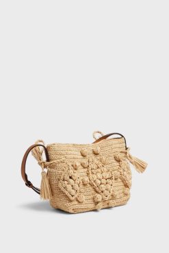 Gerard Darel Sac En Raphia Et Cuir Ficelle - Mini | Raphia & Crochet