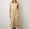 Gerard Darel Robe Midi En Crochet Naturel - Edena | Robes