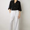 Gerard Darel Pantalon Large En Lin Blanc - Capucine | Pantalons & Jeans