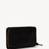 Gerard Darel Portefeuille En Cuir Graine Noir - Wallet | Petite Maroquinerie