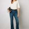 Gerard Darel Jean Bootcut En Denim Brut Jeans - Camy | Pantalons & Jeans