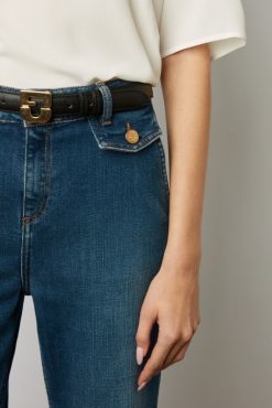 Gerard Darel Jean Bootcut En Denim Brut Jeans - Camy | Pantalons & Jeans