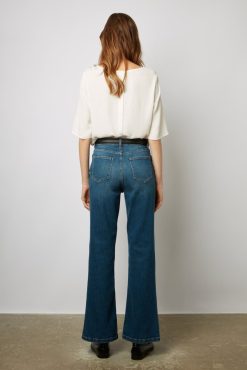 Gerard Darel Jean Bootcut En Denim Brut Jeans - Camy | Pantalons & Jeans