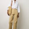 Gerard Darel Blouse En Coton A Lacet Blanc - Alania | Chemises & Blouses