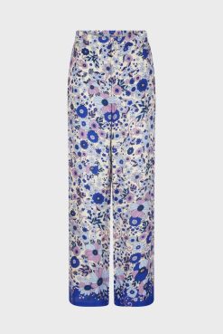 Gerard Darel Pantalon Satine A Fleurs Naturel - Carmel | Costumes & Ensembles