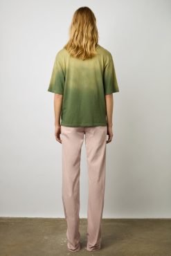 Gerard Darel Tshirt Serigraphie Vert Kaki - Malory | Tops & Sweats