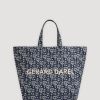 Gerard Darel Cabas En Jacquard Marine - Lola | Paniers & Cabas