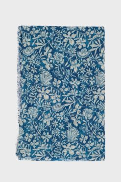 Gerard Darel Foulard Imprime Tropical Indigo - Patsy | Etoles & Foulards